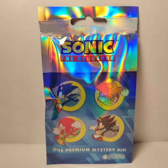 Sonic The Hedgehog Character Ring Blind Series Enamel Pin Bag Official Sega Pins - Picture 1 of 10